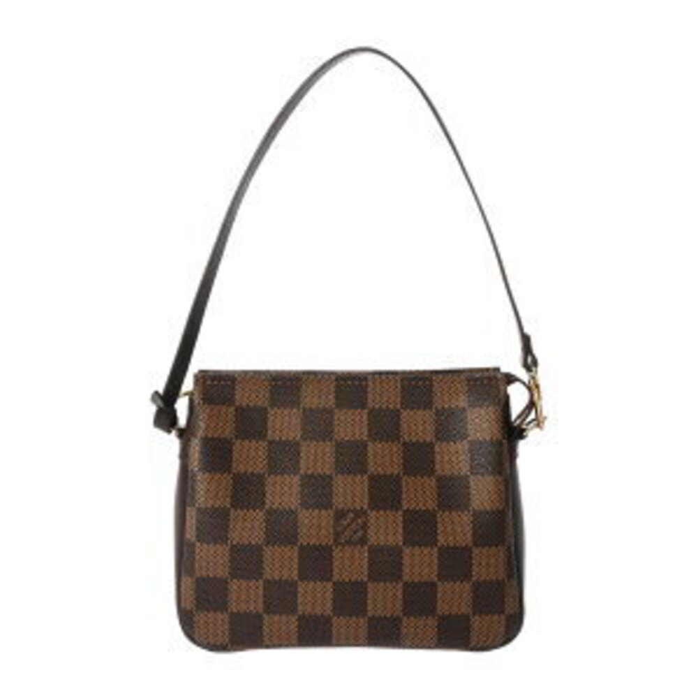 Louis Vuitton Damier Trousse Makeup Brown Canvas Accessory Pouch